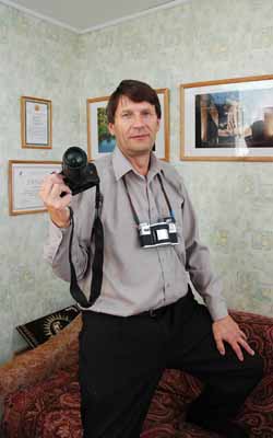 Журналист, фотограф, издатель Валерий железняков.  Фото Валерия Бакланова.