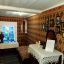 Одна из комнат музея  “Домик Каширина”. Обои были восстановлены по сохранившимся под более поздними наслоениями обрывкам.