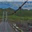 Висячий мост через Катунь (Алтай). Скриншот с “Яндекс.Карты”