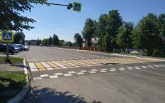 ДорогаНа автодороге в Моргаушском районе построили остановки и тротуары Минтранс Чувашии 