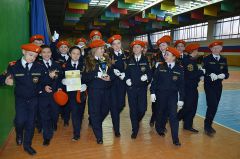 Первое место заняли шестиклассники школы № 10. Фото Валерия БАКЛАНОВАКадеты прошли поверку кадеты 