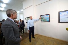 Открытие выставкиВ Чувашии открылась выставка картин Станислава Воронова "Крым наш" #Крымнаш 