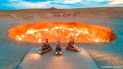 В Туркменистане собираются потушить газовый кратер "Врата ада"