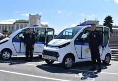 На патрулирование набережной Волги полицейские выйдут на электромобилях электромобиль 