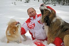 41d45950bce3c6470d86.jpegПрогулка Владимира Путина с собаками (фото) собаки путин 