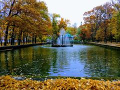 Золотая осень в парке Петергофа.Познать невозможно. Можно только наслаждаться и удивляться Тропой туриста Поехали! 