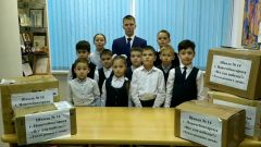  Новочебоксарские школьники поздравляют с Днем защитников Отечества