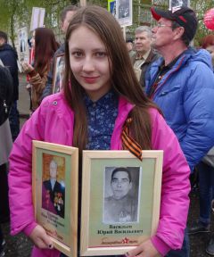 Евгения Иванова, ученица 6 класса школы № 12Никто не забыт, ничто не забыто! День Победы Бессмертный полк 