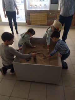 Дети почувствовали себя настоящими археологами и приняли участие в раскопках.Наступает ночь — все бегут в музей ночь музеев 