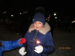 Фото А.СергееваНовый год в Новочебоксарске начался с фейерверка