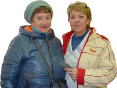 Ленарида Скобелева и Людмила Игоревна. Фото автораЛуч света против темного царства Счастье есть 