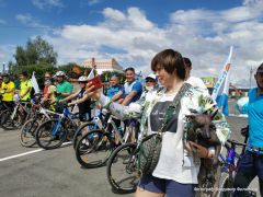 Общее фото в ЯльчикеЗавершился велопробег на 100 км в честь 100-летия Чувашской автономии  велопробег 100 лет Чувашской автономии 