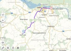 Карта маршрута велопробегаЕжегодный XIII велопробег в Аликово ко дню Победы - веломарш-бросок «С-13» День Победы велопробег 9 мая 