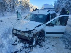 Место ДТПНа автодороге Чебоксары-Сурское в Шумерлинском округе произошло смертельное ДТП ДТП со смертельным исходом 