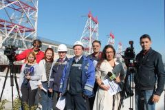 Участники пресс-тураПервая в Чувашии сейсмологическая сеть оборудована на Чебоксарской ГЭС РусГидро 