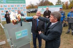 Открытие газопроводаВ Чувашии построен газопровод к деревне Шомиково газификация 