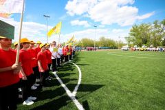 ОткрытиеВ Торханах открыли футбольное поле с искусственным покрытием футбол 