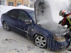 Ликвидация возгорания автомобиля в КанашеВ Новочебоксарске огнем занялась однокомнатная квартира на Речном бульваре