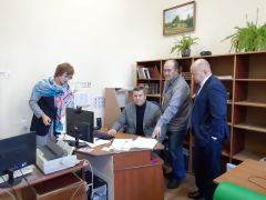 Работа ТШОН. Фото мобильной группыХроники территориального Штаба общественного наблюдения в Новочебоксарске. День 3 Выборы - 2021 
