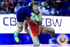 Мария Кузнецова борется за золото. Фото cap.ruБорцы Чувашии —  сильнейшие Пьедестал 