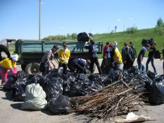 Убрано более 70 мешков мусора. Фото Ирины Беликовой.Разруха не в клозетах, а в головах Обсудим 