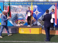 Новочебоксарская школьница стала победительницей чемпионата и первенства МЧС России по пожарно-спасательному спорту