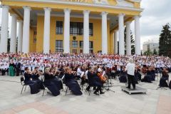 Сводный хор Чувашии выступил на Дне славянской письменности и культуры Нацпроекты 
