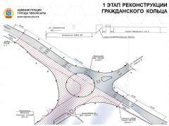 1 этап реконструкции Гражданского кольцаС 28 мая по Гражданской улице в Чебоксарах вводится масштабное ограничение движения