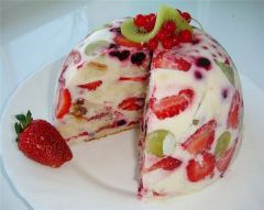 Фруктово-ягодный тортОсобенное летнее меню Семейный стол 