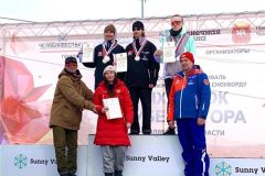 НаграждениеДмитрий Мулендеев завоевал еще одну медаль на чемпионате России по фристайлу Дмитрий Мулендеев 