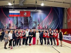 Сборная Чувашии по спортивной аэробике с триумфом вернулась с чемпионата России аэробика 