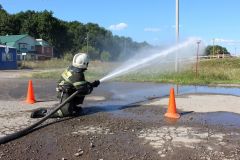 В столице Чувашии состоялись соревнования водителей пожарных автомобилей