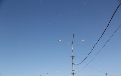 Детская зарядка со звездой. Чебоксары залив 1 июня 2014