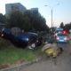 Вчера в Новочебоксарсе на Ельниковском перекресте опрокинулся автомобиль