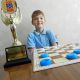Впервые обладателем Кубка республики по шашкам стал 11-летний Даниил Леонидов шашки Спорт Дети 