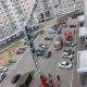 Сотрудники МЧС России потренировались в спасении жильцов высотного дома
