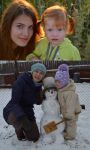 Красновы: Юлия с дочками Анной и Варей