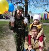 Спиридонов Сергей с дочками Любашей и Сонечкой