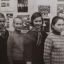 7 класс. 1972 г. В танцевальном зале после репетиции. Справа налево: Люся Васильева, я — Лена Пухачева, Лена Егорова, Рита Бабушкина. 