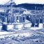 Панорама строительства Чебоксарской ГЭС. Фото из архива предприятия