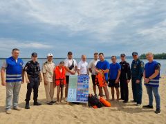  Спасатели Новочебоксарска провели учения на городском пляже Тренировка спасателей безопасность на воде 