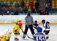 Турнир по хоккею, посвященный Дню защитника Отечества, проходит в Новочебоксарске хоккей 