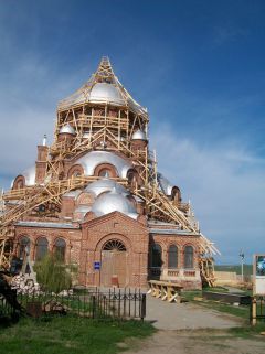Вовсю шла реконструкция. Фото автораГород-остров, город-крепость Свияжск Колесо путешествий 
