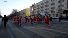 В Чебоксарах прошел парад «Новогоднее всенашествие-2018» Новый год-2019 