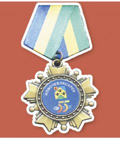 Памятными медалями наградили 125 человек.Медаль как признание заслуг  55 лет Новочебоксарску 