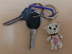 Ключи с приметным брелоком-мишкой Бюро находок 