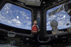 Чувашская кукла-матрёшка "Алёнка" побывала на МКС Музей космонавтики космос День космонавтики 