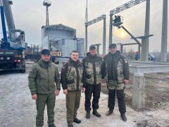  Делегация Чувашии осмотрела блочно-модульную подстанцию в ДНР, произведенную в Чебоксарах