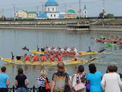 Гонки на “Драконах” прошли на Чебоксарском заливе День города Чебоксары 