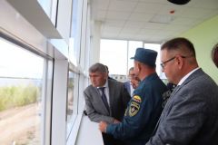 Глава Чувашии Олег Николаев посетил новую спасательную станцию в Новочебоксарске День города Новочебоксарск-2023 